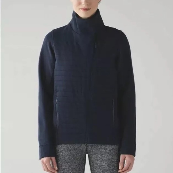 lululemon athletica Jackets & Blazers - Lululemon Fleece Be With You Asymmetric Zip Up